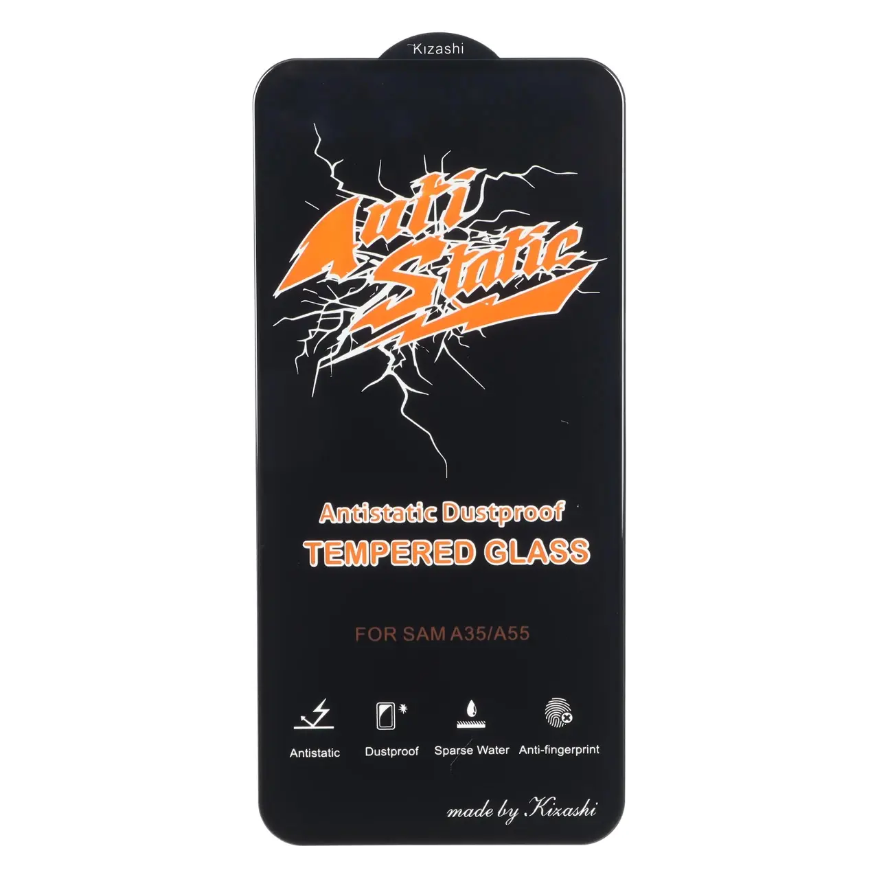 محافظ صفحه نمایش شیشه ای Full Cover Anti Static Kizashi مدل Samsung Galaxy A35 / A55