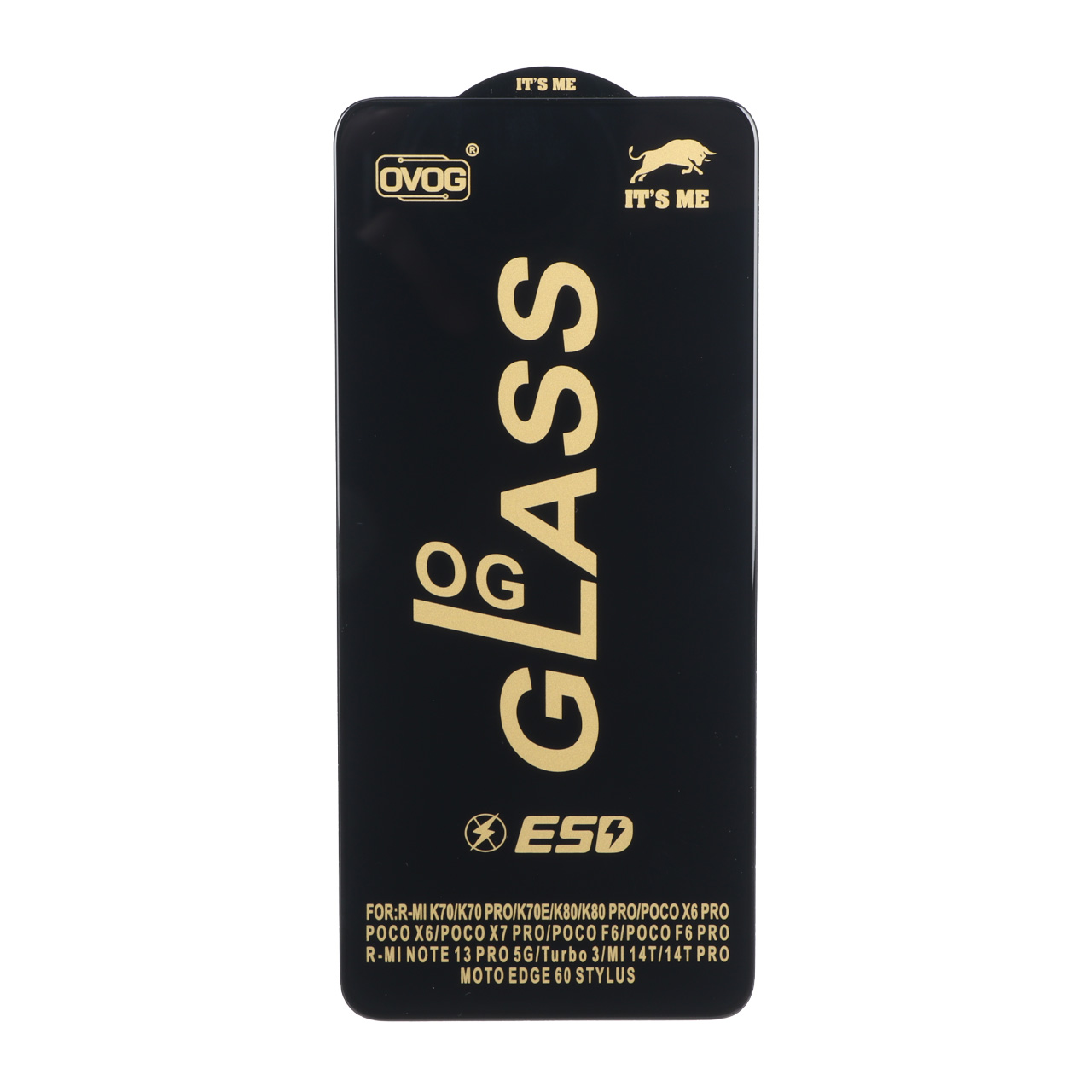 محافظ صفحه نمایش شیشه ای درجه یک Xiaomi Mi 14T / Mi 14T Pro - Full Cover OG - ESD OVOG