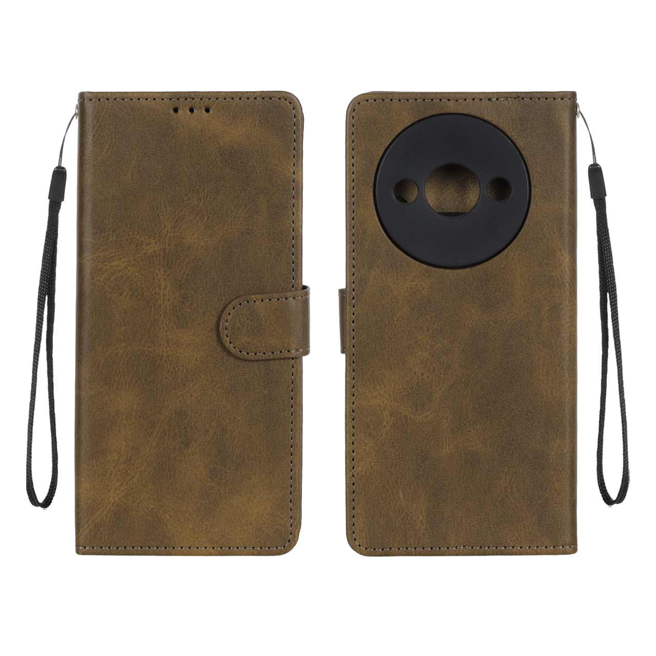 کیف موبایل مگنتی درجه یک MNC مدل Xiaomi Redmi A3 / A3x / Poco C61 - سبز زیتونی