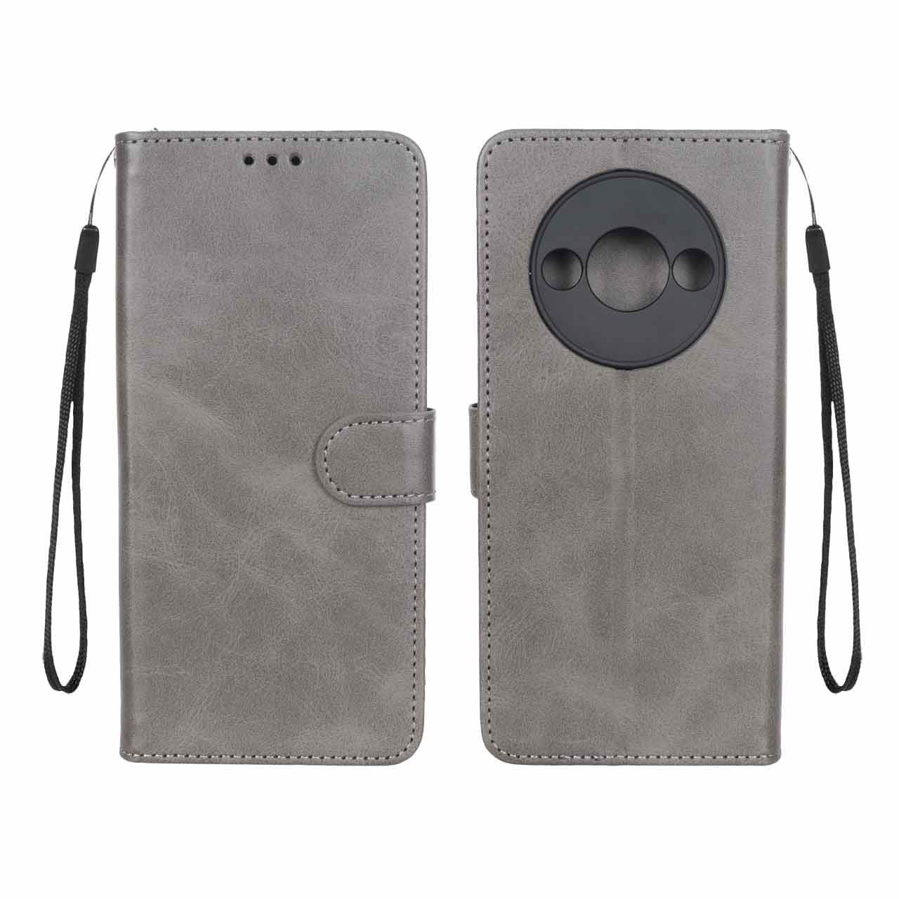 کیف موبایل مگنتی درجه یک MNC مدل Xiaomi Redmi A3 / A3x / Poco C61 - خاکستری