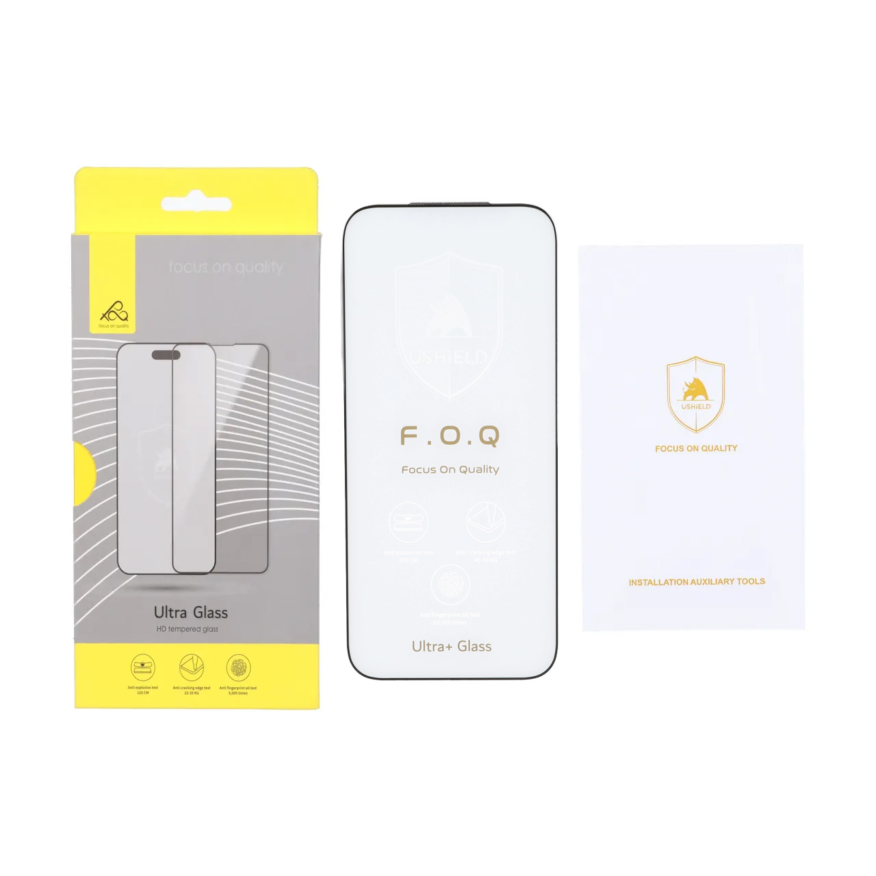 محافظ صفحه نمایش شیشه ای اورجینال Ultra Glass Ushield مدل Apple iPhone 17 Pro Max / iPhone 18 Pro Max (پک دار)