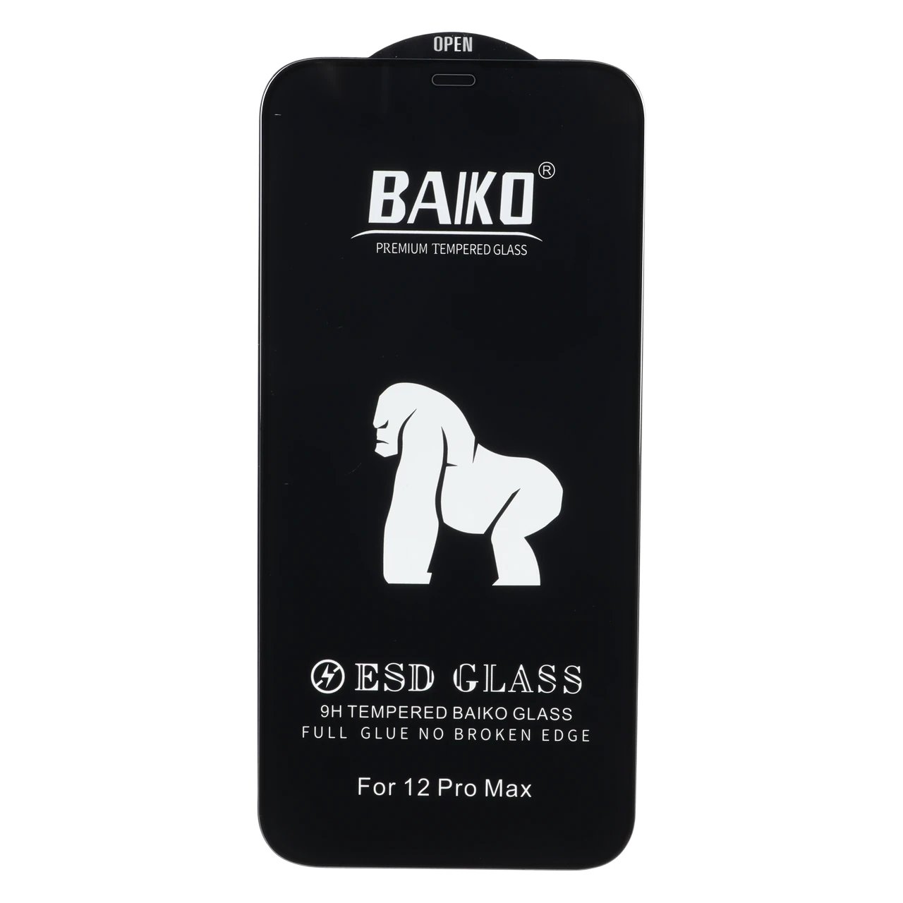 محافظ صفحه نمایش شیشه ای Anti Static - ESD Baiko مدل Apple iPhone 12 Pro Max