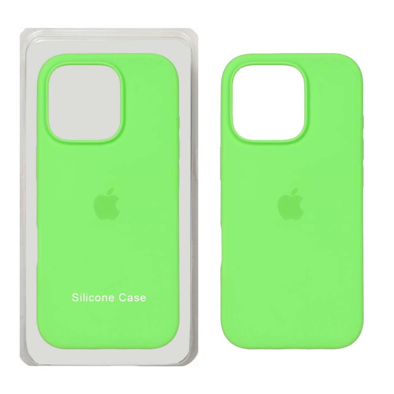 قاب سیلیکونی پاک کنی اورجینال Apple iPhone 16 Pro - سبز فانتزی (پک اصلی)