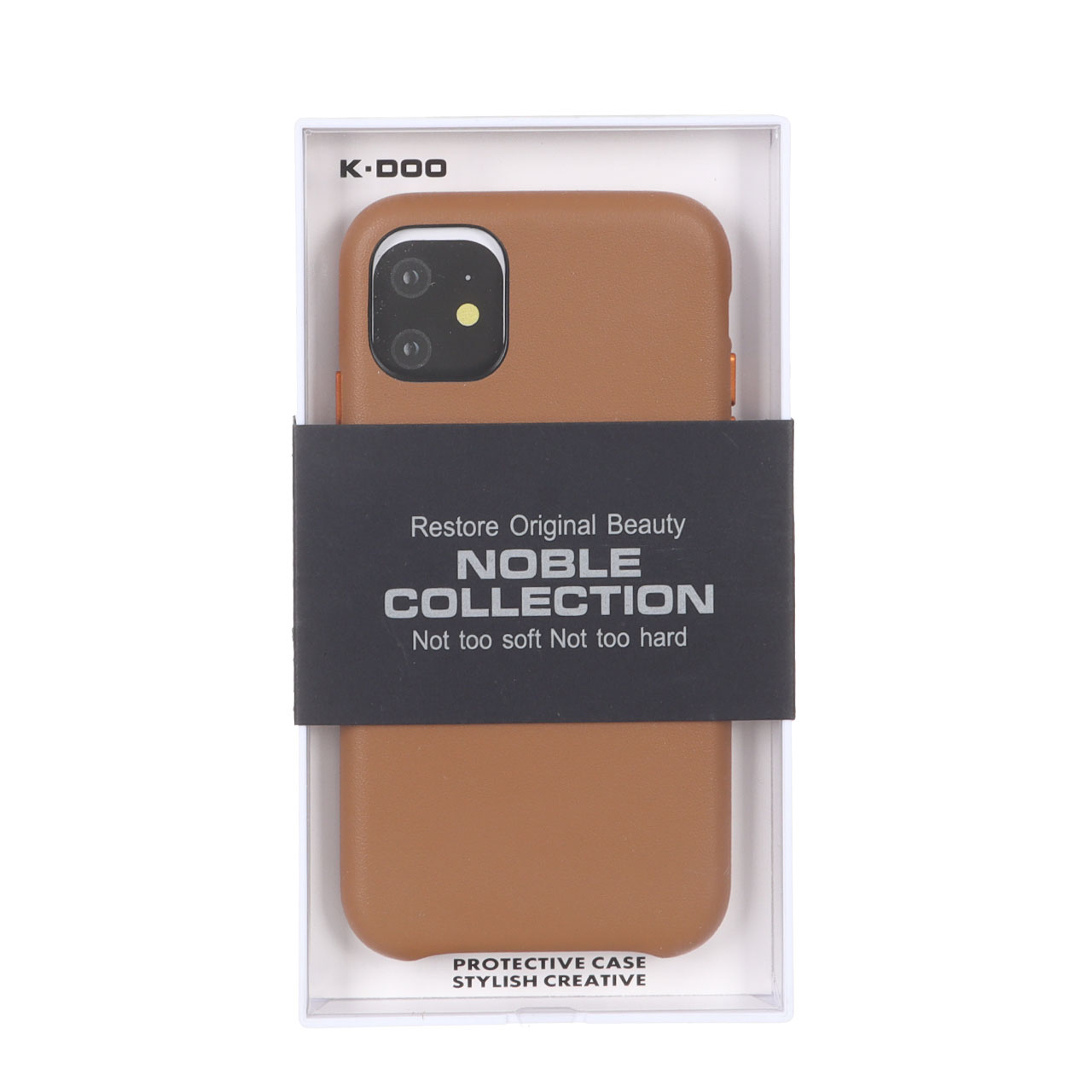 قاب Original KDoo Noble مدل Apple iPhone 11 - قهوه ای (پک دار)