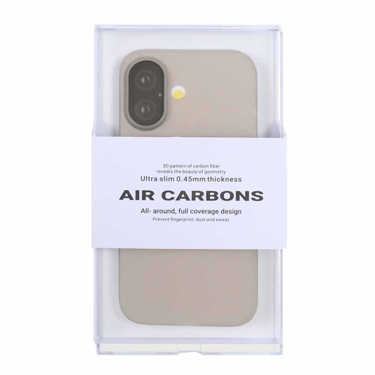 قاب محافظ لنزدار Original KDoo Air Carbon مدل Apple iPhone 17 - تیتانیوم خاکستری ( پک دار) - NTC
