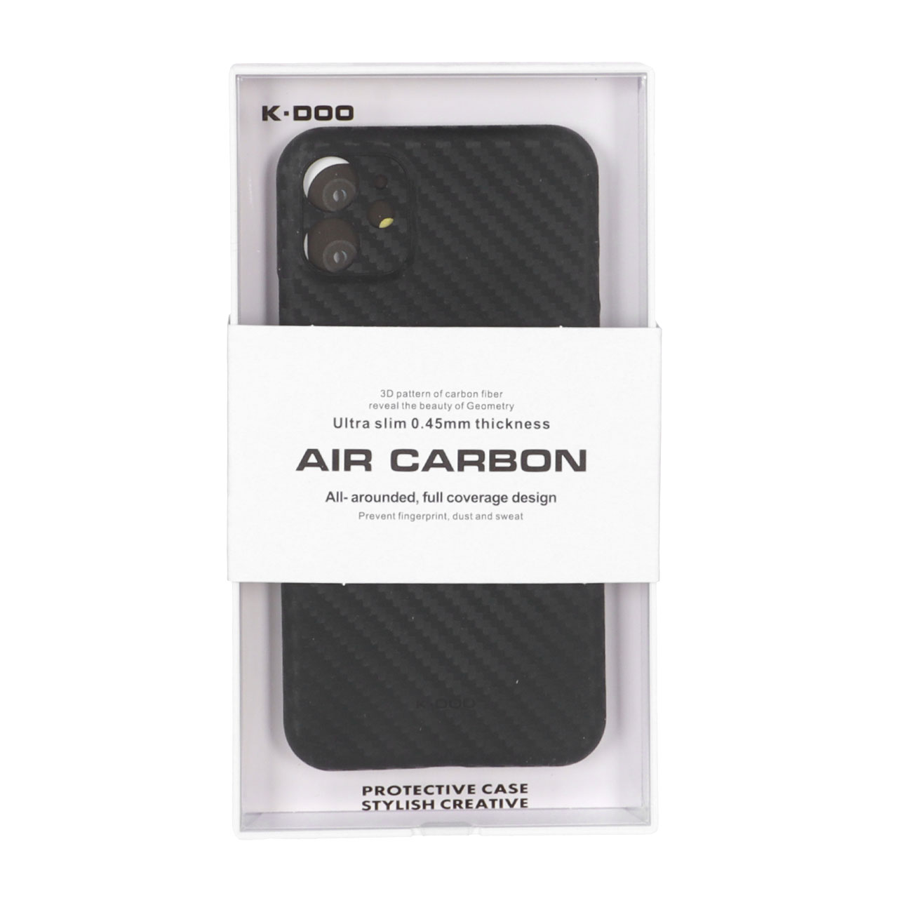 قاب محافظ لنزدار Original KDoo Air Carbon مدل Apple iPhone 11 - مشکی ( پک دار) - NTC