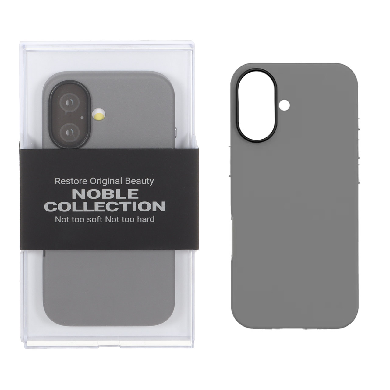 قاب Original KDoo Noble مدل Apple iPhone 16 - خاکستری (پک دار) - NTC