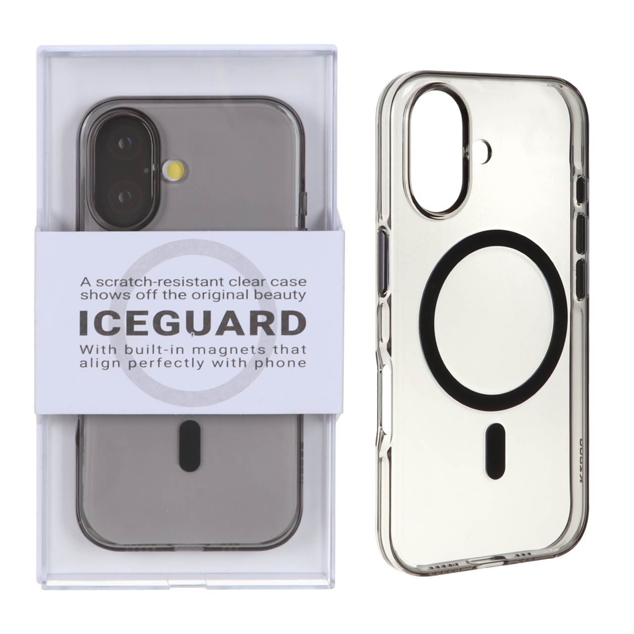 قاب Original KDoo ICEGUARD Magsafe مدل Apple iPhone 16 - مشکی (پک دار)