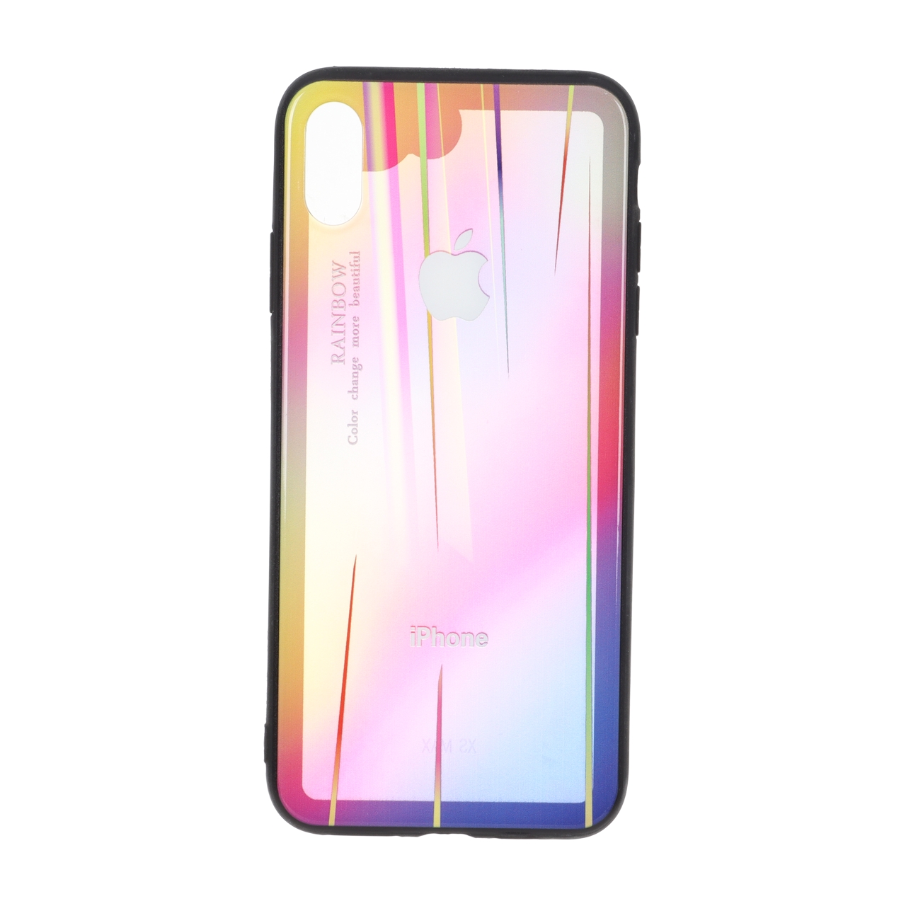 قاب شفاف رنگین کمانی Apple iPhone X Max / iPhone XS Max - طرح 40