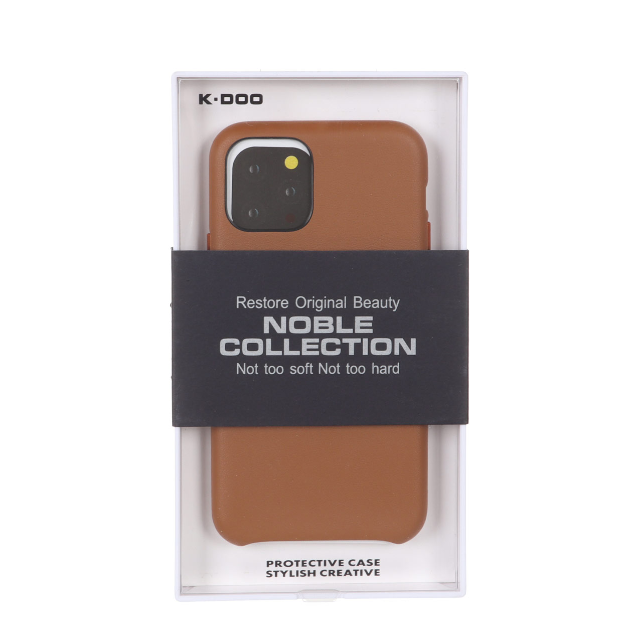 قاب Original KDoo Noble مدل Apple iPhone 11 Pro - قهوه ای (پک دار)