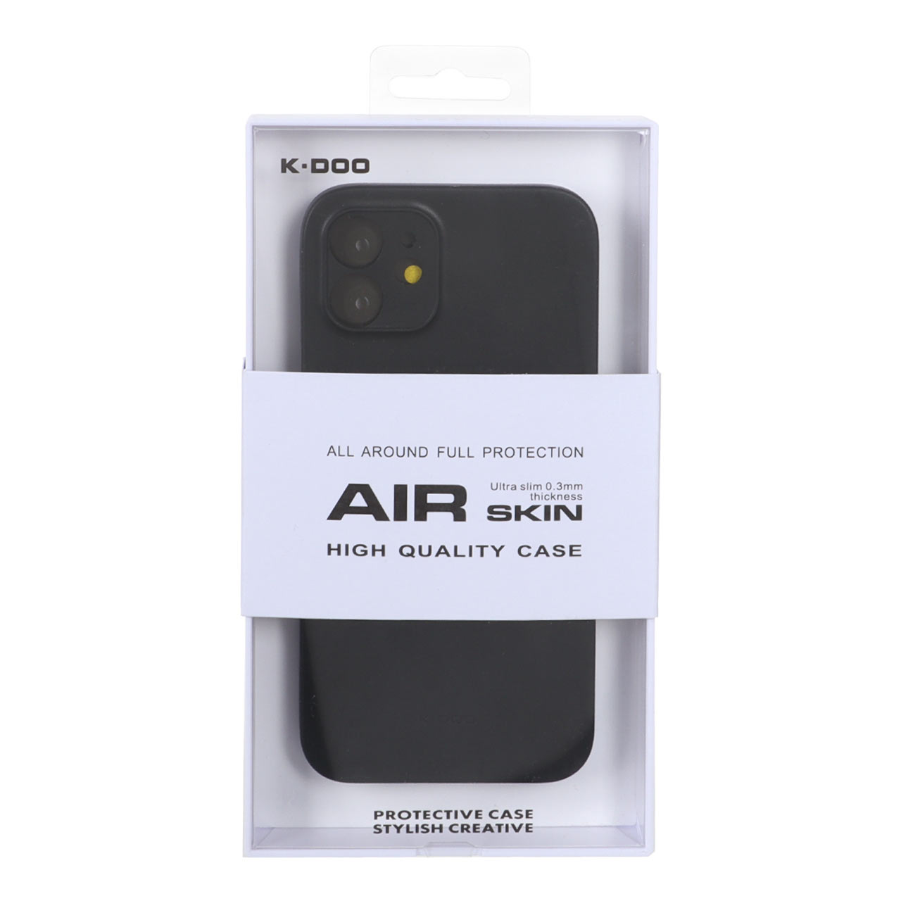 قاب Original KDoo Air Skin مدل Apple iPhone 12 - مشکی (پک دار) - NTC