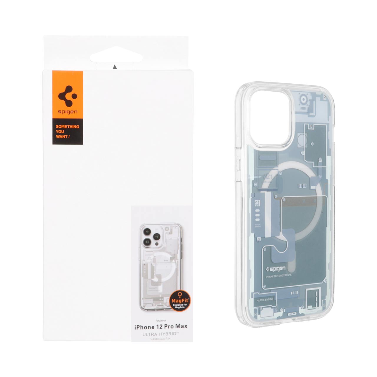 قاب اورجینال Spigen مگ سیف Zero one مدل Apple iPhone 12 Pro Max - طرح 21 (پک دار)