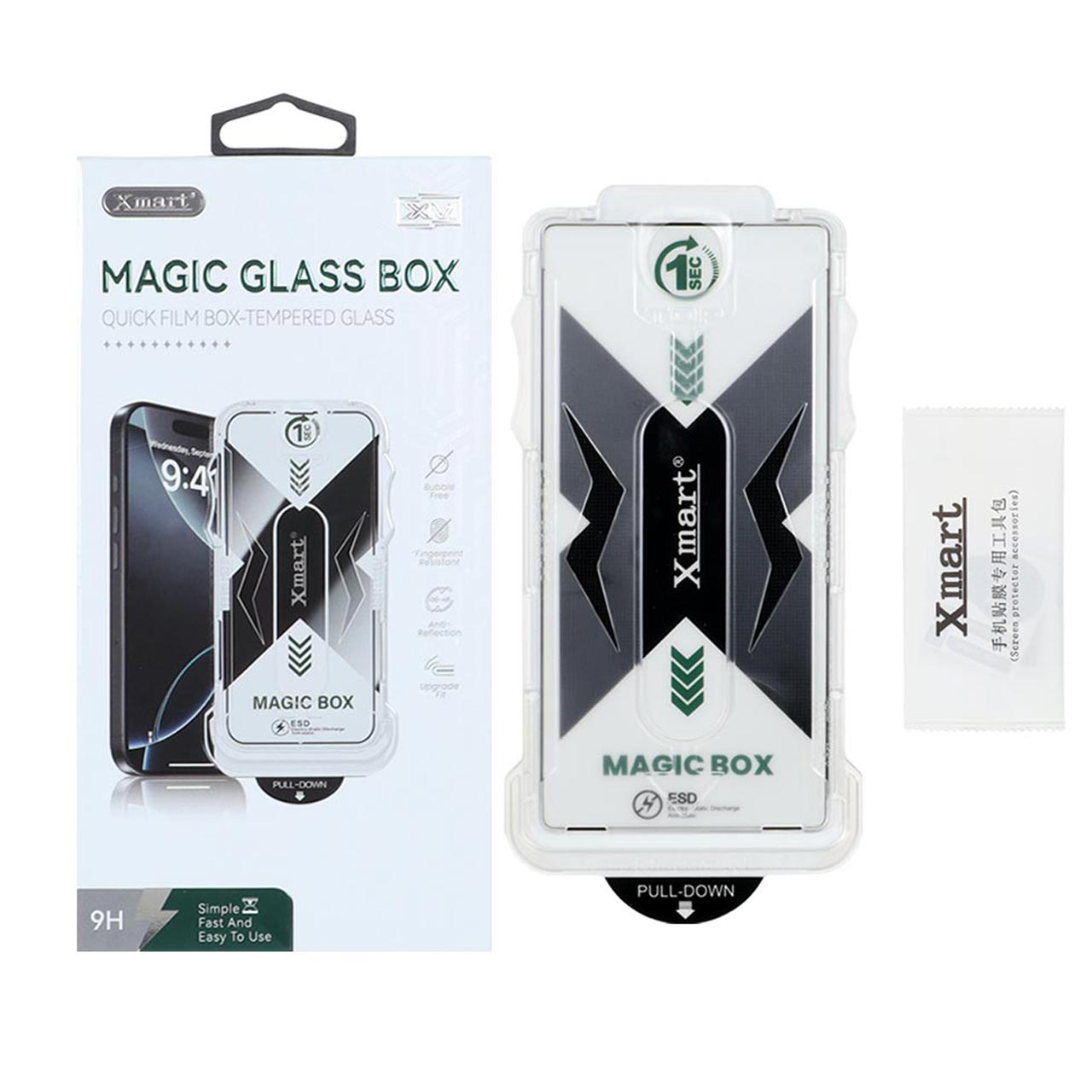 محافظ صفحه نمایش شیشه ای اورجینال XMART - Magic Glass Box مدل Samsung Galaxy S26 Ultra (پک دار)