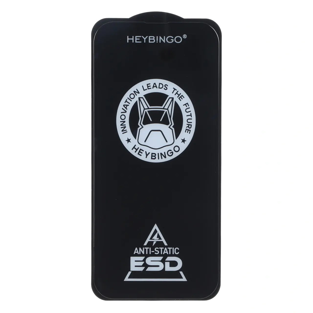 محافظ صفحه نمایش شیشه ای Full Cover HeyBingo ESD Anti Static مدل Apple iPhone 16 / iPhone 15 / iPhone 14 Pro