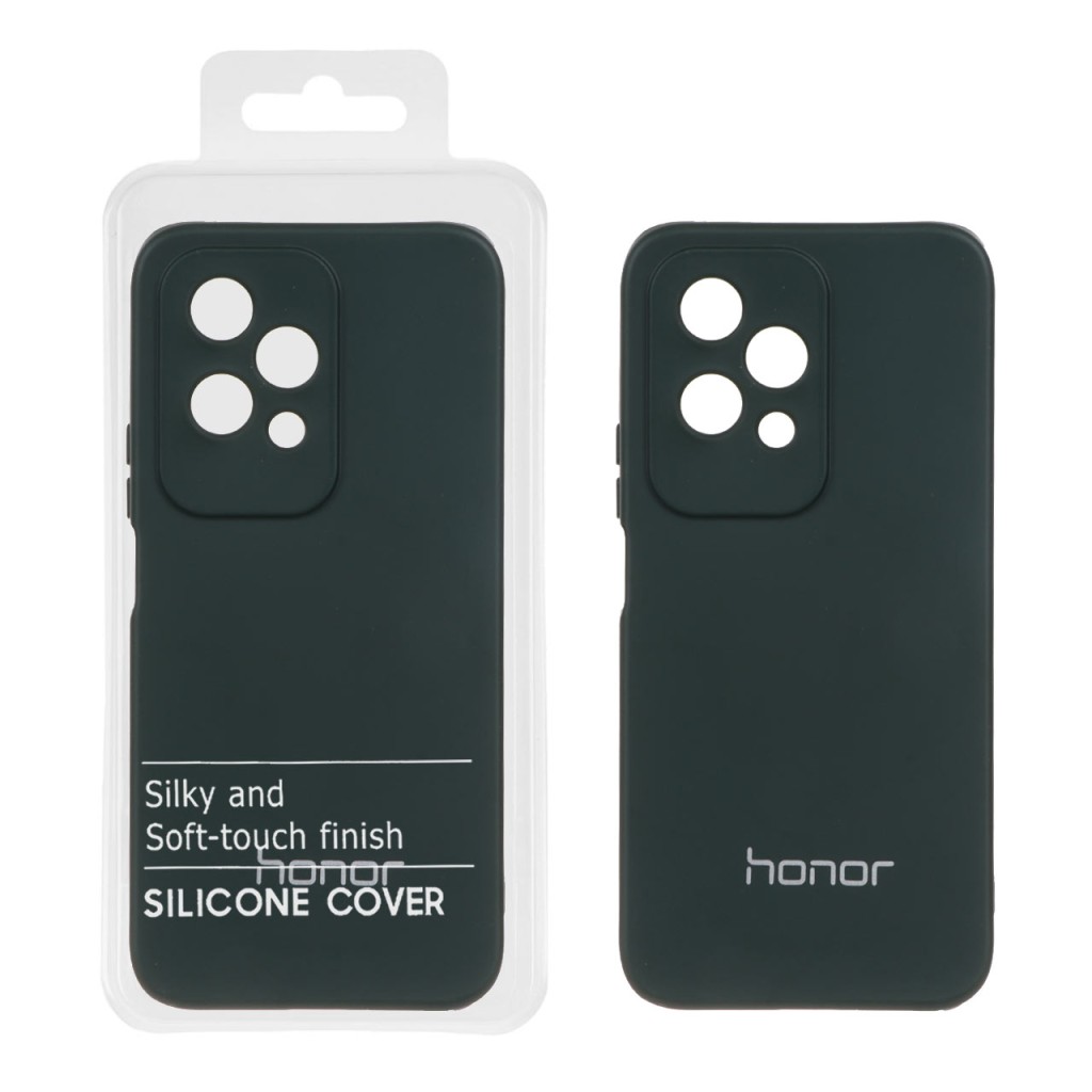 قاب نیو سیلیکون محافظ لنزدار RFF مدل Honor 200 Lite - سبز تیره (پک دار)