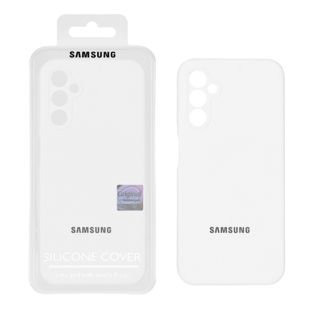 قاب سیلیکونی پاک کنی اورجینال Master Quality مدل Samsung Galaxy A14 - سفید (پک دار)
