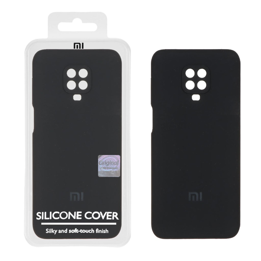 قاب سیلیکونی پاک کنی اورجینال Master Quality مدل Xiaomi Redmi Note 9S / Redmi Note 9 Pro / Redmi Note 9 Pro Max - مشکی (پک دار)