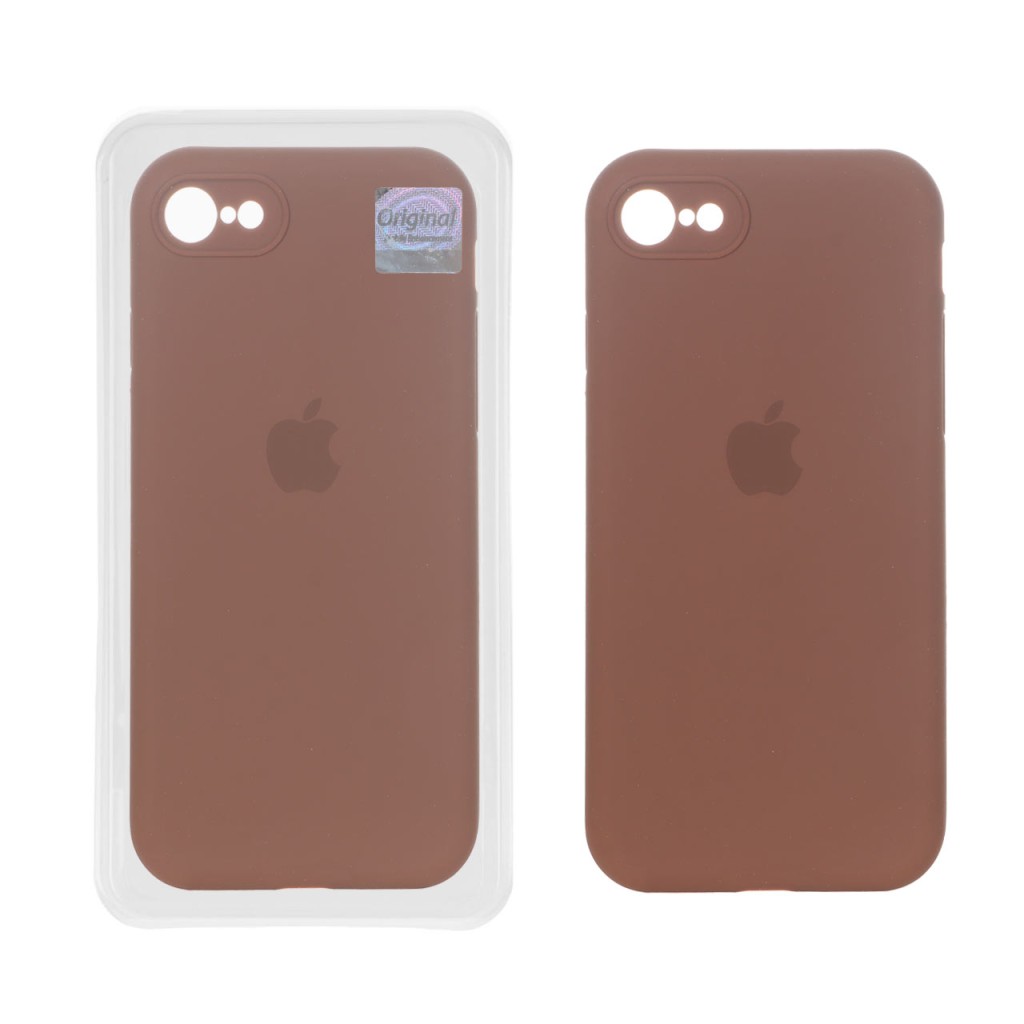 قاب سیلیکونی پاک کنی اورجینال Master Quality مدل Apple iPhone 7 / iPhone 8 / iPhone SE (2020) - قهوه ای (پک دار)