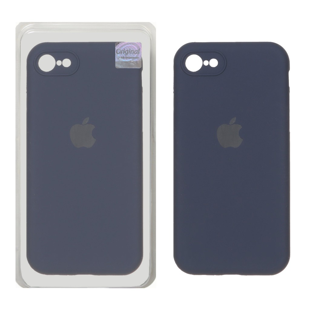 قاب سیلیکونی پاک کنی اورجینال Master Quality مدل Apple iPhone 7 / iPhone 8 / iPhone SE (2020) - سرمه ای (پک دار)
