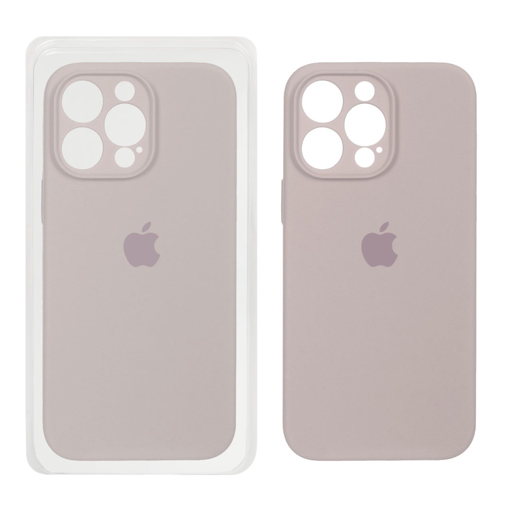 قاب سیلیکونی پاک کنی محافظ لنزدار اورجینال Apple iPhone 14 Pro Max - کالباسی (پک اصلی)
