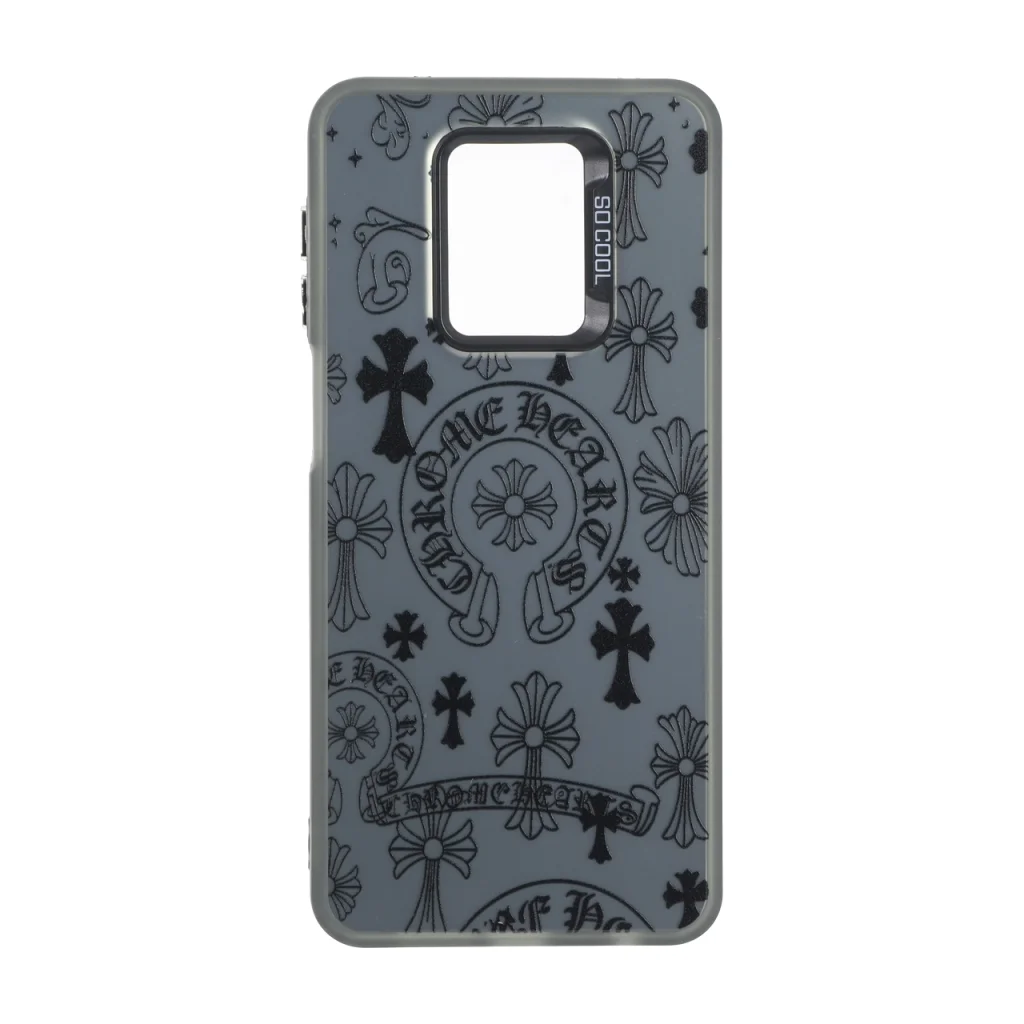 قاب SO COOL بلک لنز دکمه کروم طرح دار Xiaomi Redmi Note 9S / Redmi Note 9 Pro / Redmi Note 9 Pro Max - کد 860