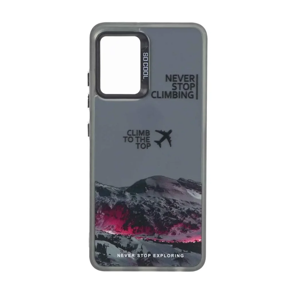 قاب SO COOL بلک لنز دکمه کروم طرح دار Samsung Galaxy A32 4G - کد 735