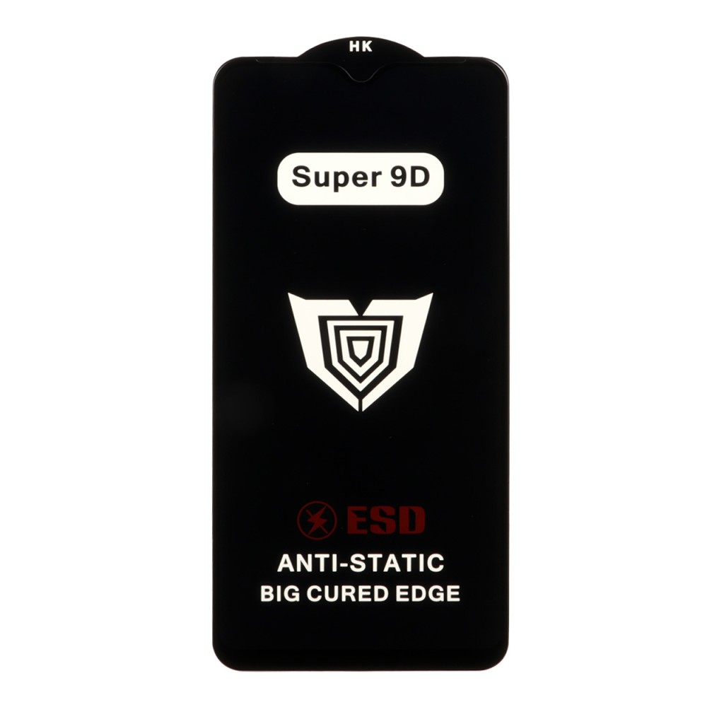 محافظ صفحه نمایش شیشه ای Full Cover ESD Anti Static - Super 9D مدل Samsung Galaxy A10 / A10S / M10 / M20 / M01S (بدون پک)