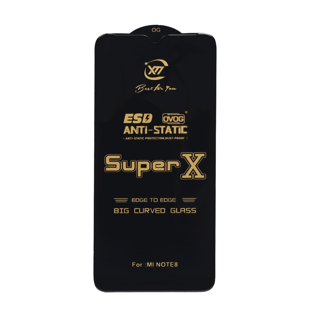 محافظ صفحه نمایش آنتی استاتیک Full Cover Super X مدل Xiaomi Redmi Note 8 / Redmi 8 / Redmi 8a