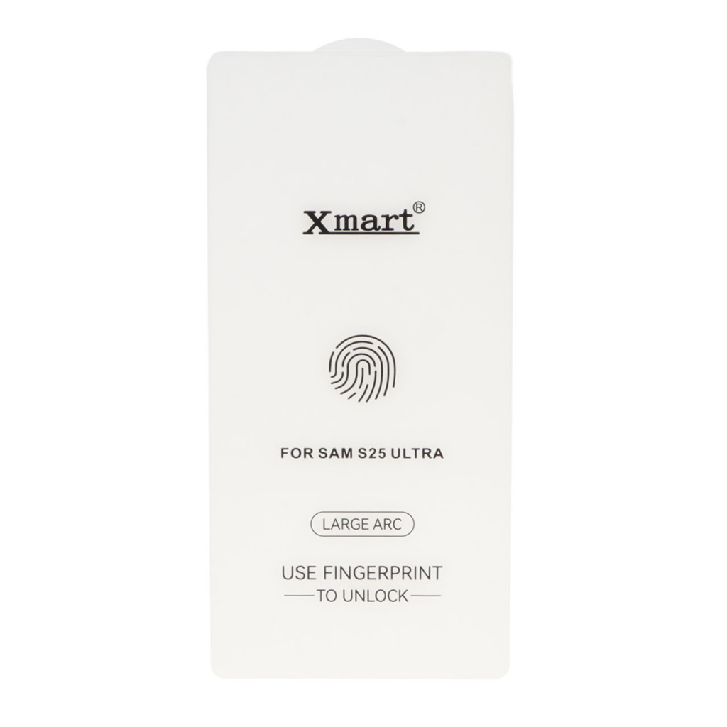 محافظ صفحه نمایش شیشه ای بدون حاشیه Xmart 3D Large Arc مدل Samsung Galaxy S25 Ultra