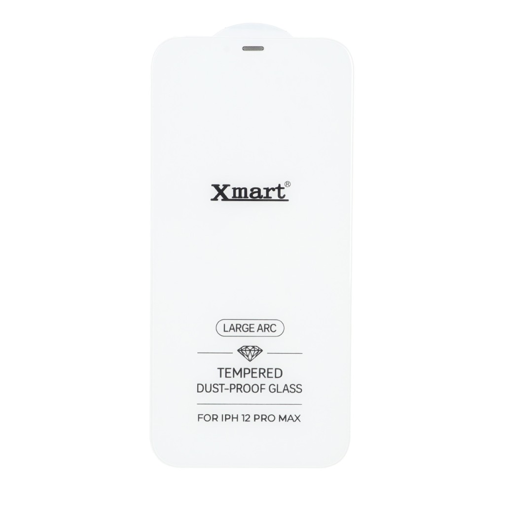 محافظ صفحه نمایش شیشه ای بدون حاشیه توری دار Xmart 3D Large Arc مدل Apple iPhone 12 Pro Max