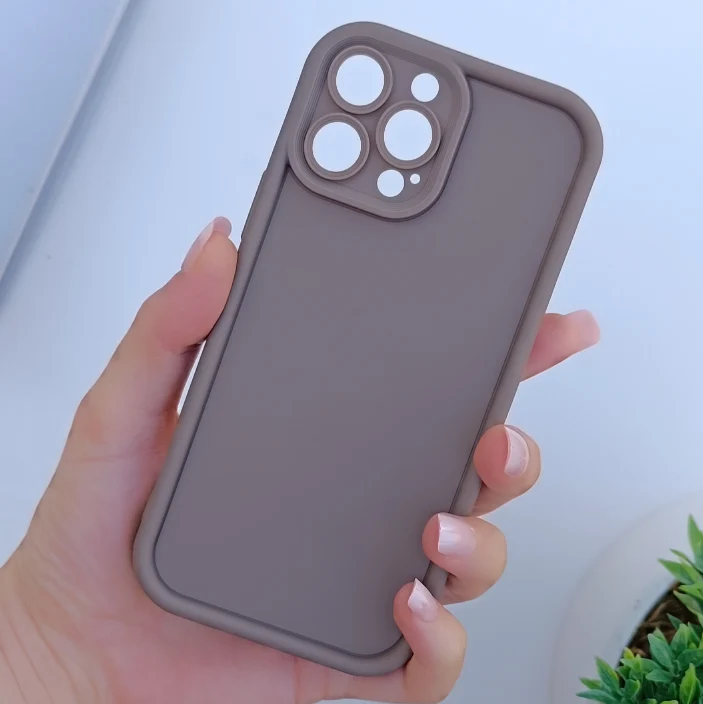 قاب گوشی ساده سولید نسکافه ای ایفون 13pro max