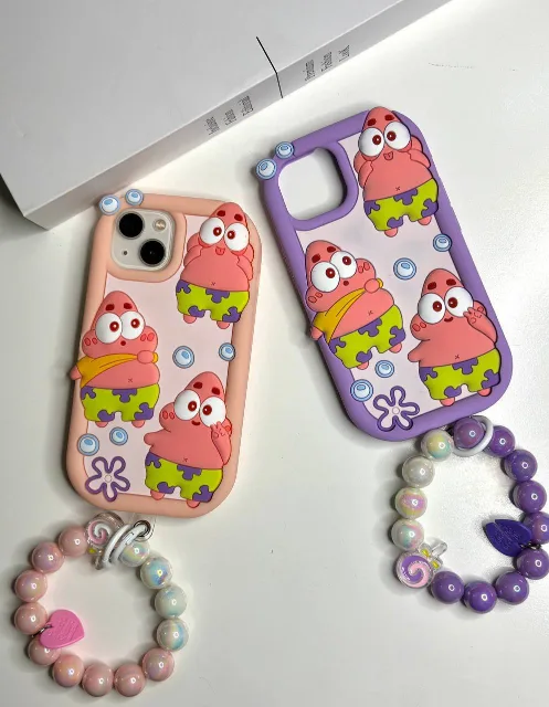 قاب گوشی طرح پاتریک سه بعدی سیلیکونی  برای سامسونگ