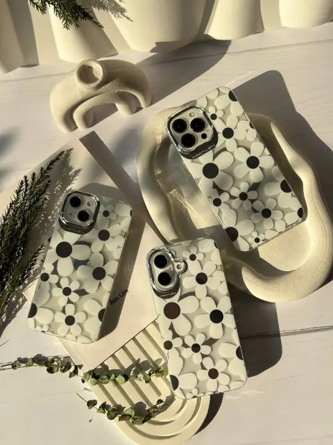 قاب گوشی طرح گل مینا، شیک و مقاوم