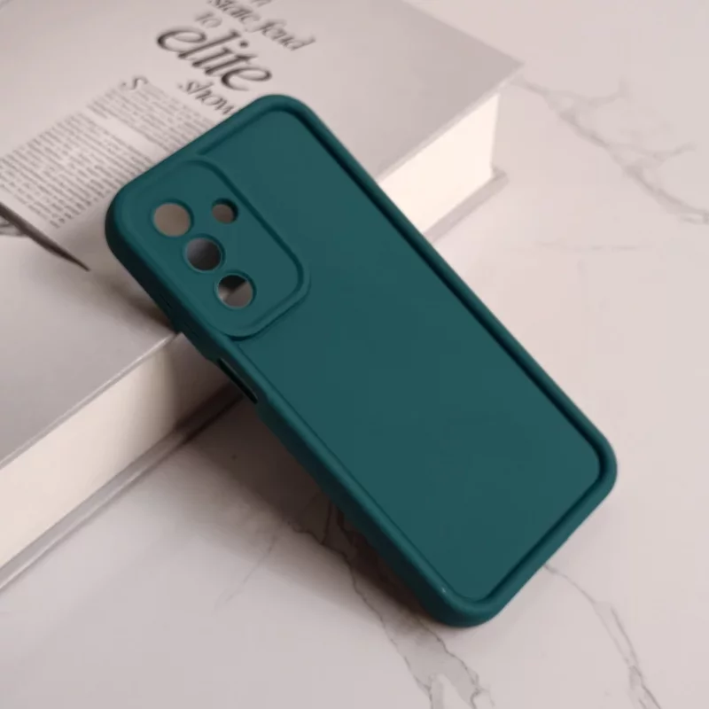 قاب گوشی A26  طرح سولید ساده  رنگ سبز یشمی