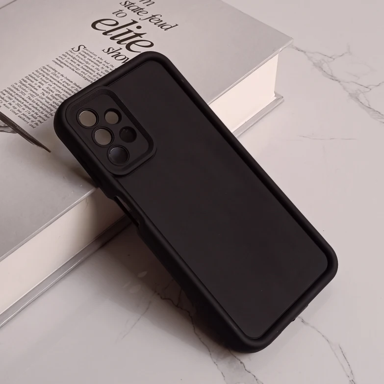 قاب گوشی سامسونگ A13 طرح سولید ساده رنگ مشکی