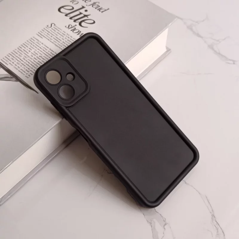 قاب گوشی سامسونگ A06 طرح سولید ساده رنگ مشکی