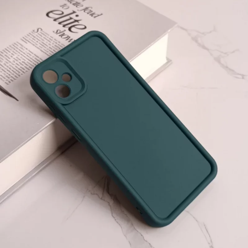 قاب گوشی سامسونگ A05 طرح سولید ساده رنگ سبز یشمی