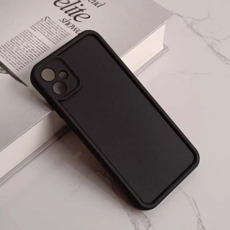 قاب گوشی سامسونگ A05 طرح سولید ساده رنگ مشکی