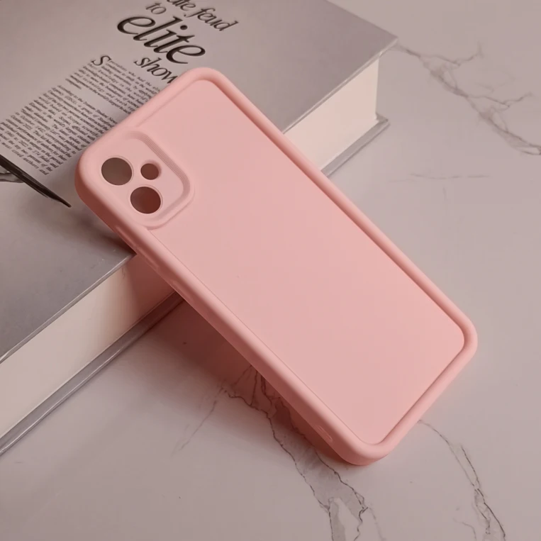 قاب گوشی سامسونگ A05 طرح سولید ساده رنگ صورتی