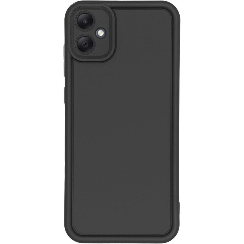 قاب گوشی طرح  سولید رنگ مشکی مناسب برای سامسونگ  A03