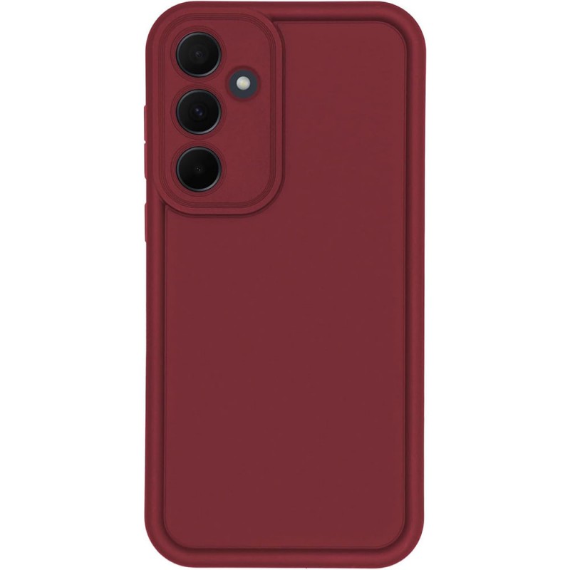 قاب گوشی طرح رنگ زرشکی سولید مناسب برای سامسونگ A54