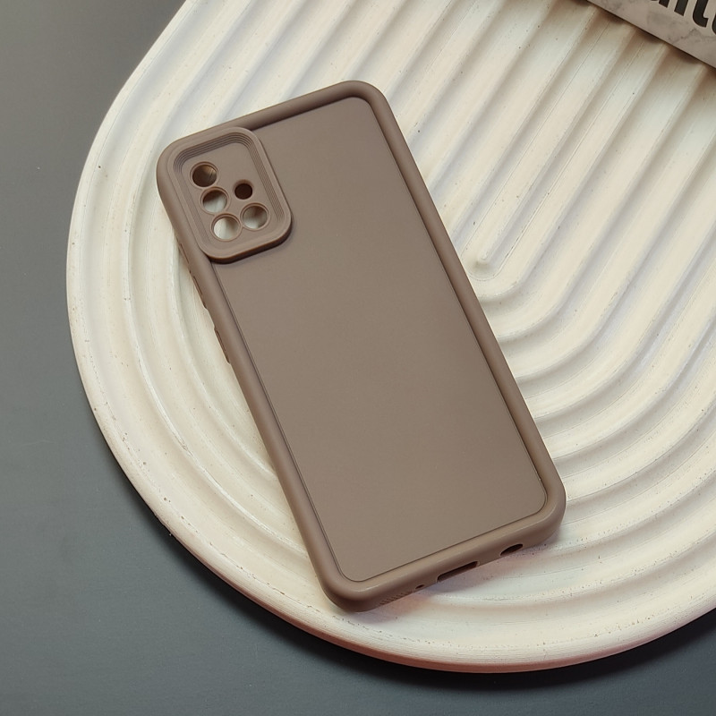 قاب گوشی ساده سولید نسکافه ای سامسونگ A51