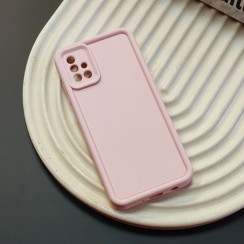 قاب گوشی ساده سولید صورتی سامسونگ A51