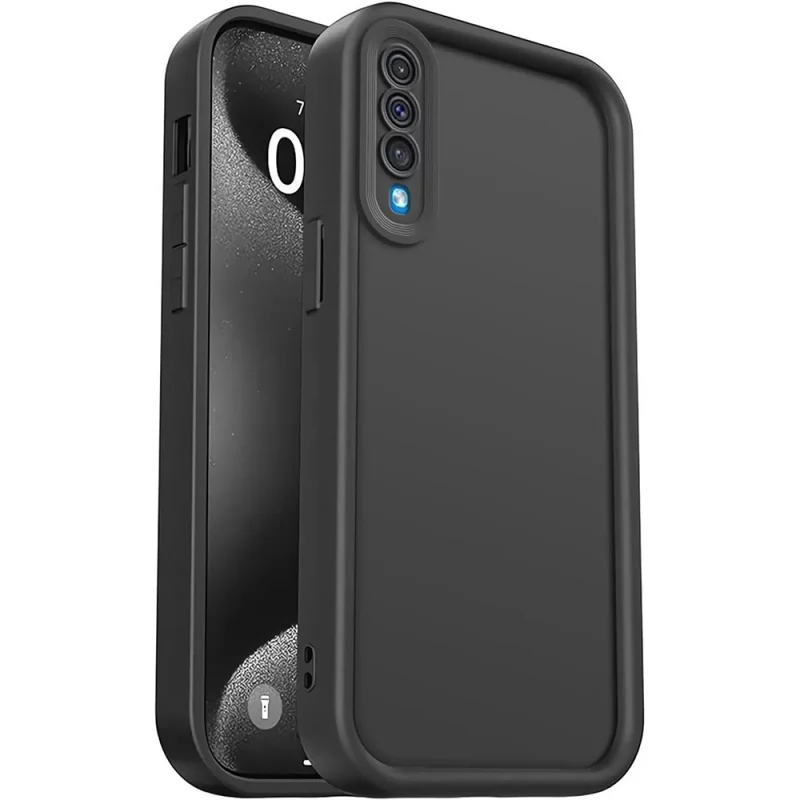 قاب گوشی ساده سولید مشکی سامسونگ A50