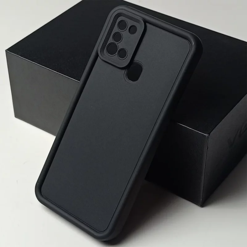 قاب گوشی ساده سولید مشکی سامسونگ A21s