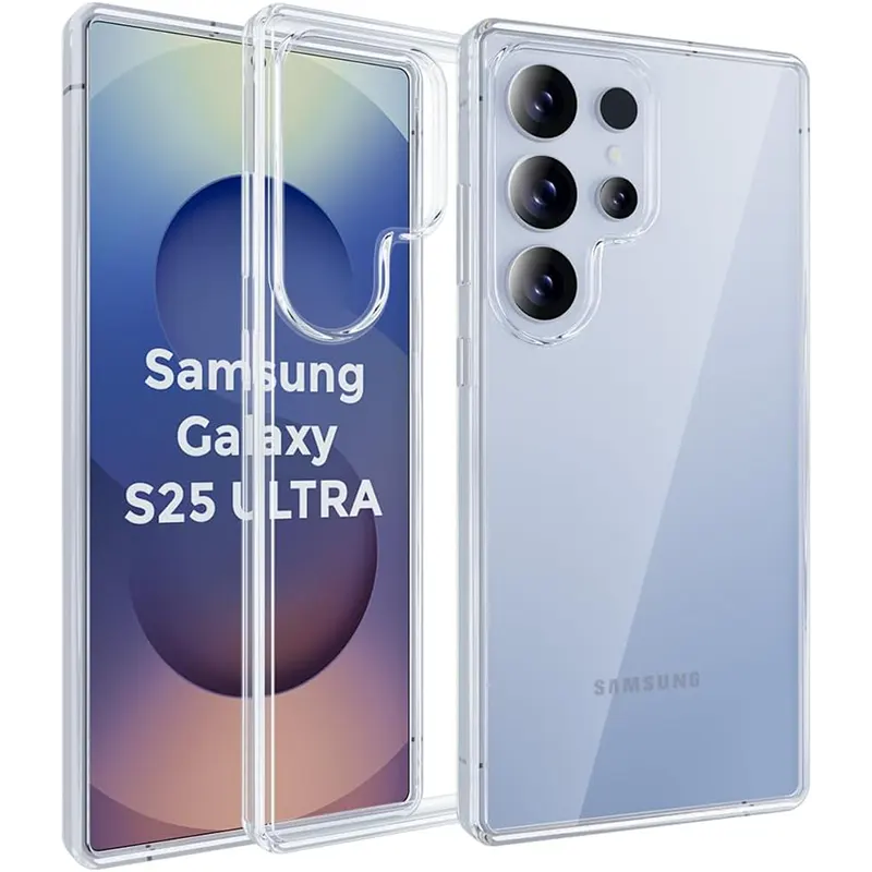 قاب گوشی ژله ای شفاف مناسب برای سامسونگ Samsung Galaxy S25 Ultra