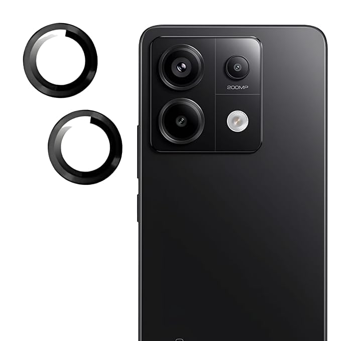 محافظ لنز دوربین  شیائومی Poco X6 مدل رینگی شیشه ای آلومینیومی