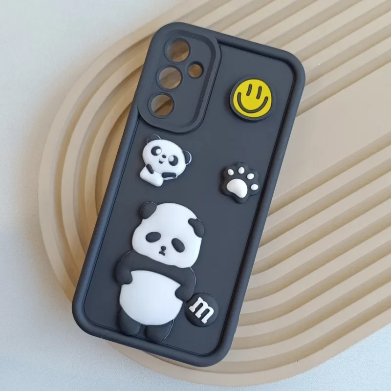 قاب گوشی سامسونگ Galaxy A25 مدل عروسکی فانتزی پاندا (محافظ لنز دار)