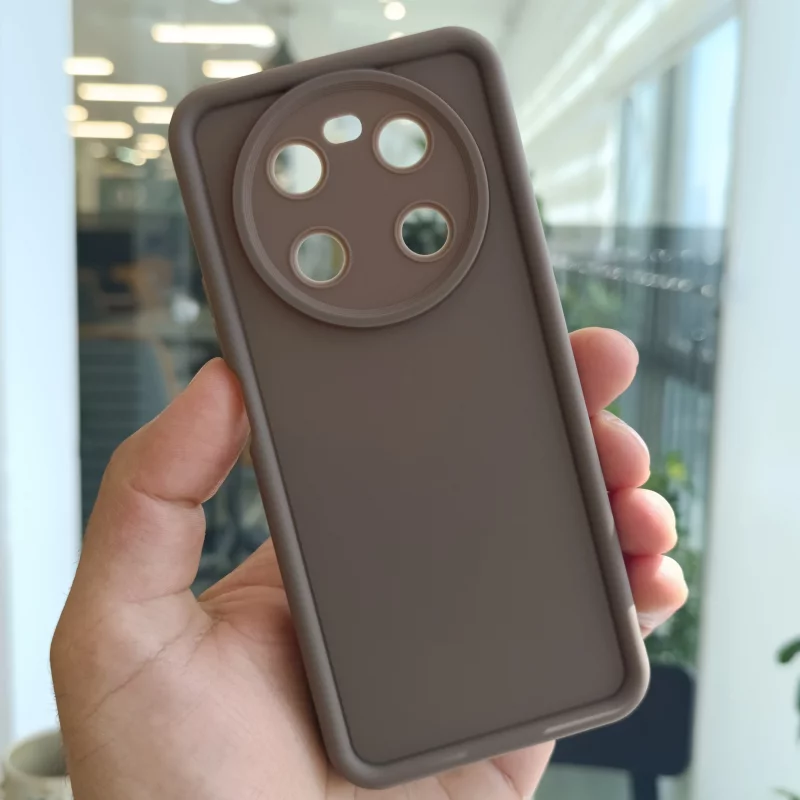 قاب گوشی آنر Honor X9 4G مدل سولید رنگ نسکافه ای