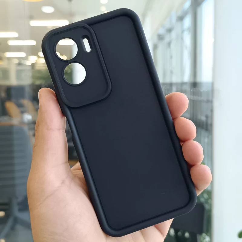 قاب گوشی آنر Honor 90 Lite مدل سولید رنگ مشکی